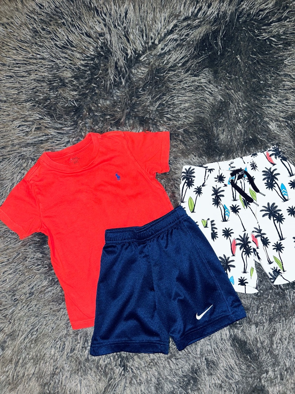 Polo Ralph Lauren T Shirt with Nike Shorts, Boys 4T